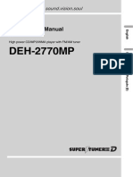 DEH-2770MP: Operation Manual