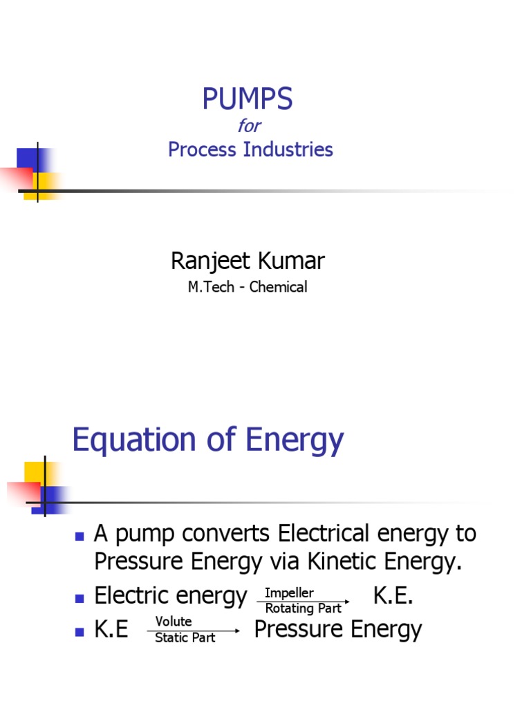 Pump Design PDF Pump Phases Of Matter