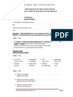 Microsoft Word - P3 Distance Between Light Source & Object