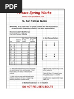 u Bolt Torque Chart