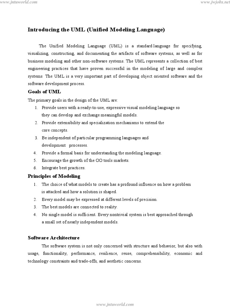 UML Overview for Software Development | PDF | Class (Computer ...