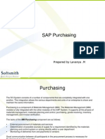 SAP Purchasing Process Guide
