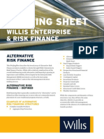 Briefing Sheet: Willis Enterprise & Risk Finance