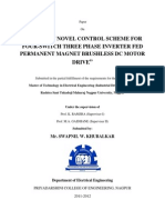 Design of Novel Control Scheme For Four-Switch Three Phase Inverter Fed Permanent Magnet Brushless DC Motor Drive