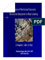 Analysis of Reinforced Concrete Structures Subjected To Blast Loading