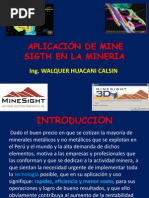 Aplicacion Del Mine Sigth a La Mineria