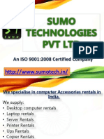 Computer, Laptop, Server Rentals - Sumo Technologies