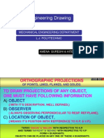 Projection of Point and Line