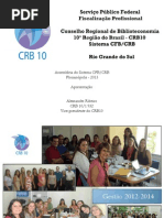 Atuação do CRB10 2012 e 2013