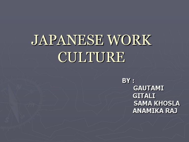 Japanese Work Culture | PDF | Culture (General)