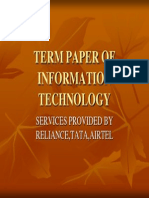 Term Paper of Information Technology