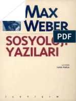 Max Weber - Sosyoloji Yaz-Lar-I