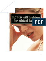 RCMP Still Looking For Ethical Leader!