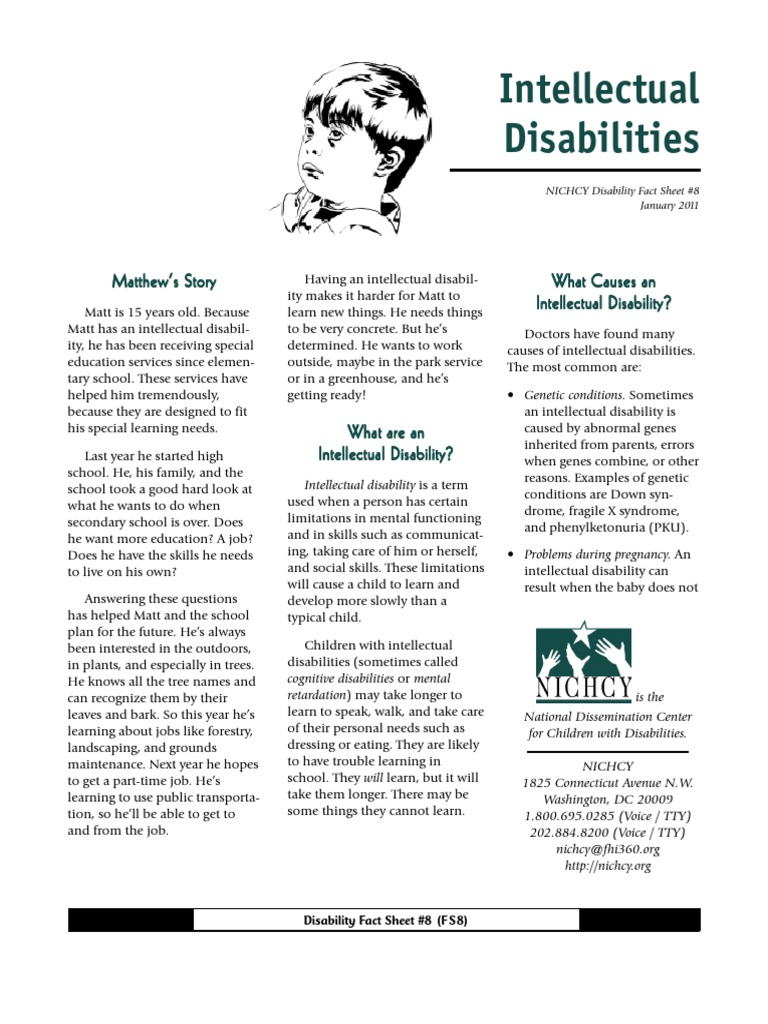 Fs 8 | PDF | Individualized Education Program | Intellectual Disability