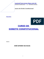 APOSTILA - Direito Constitucional - Prof. JosÇ Afonso da Silva