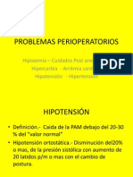 Problemas Perioperatorios