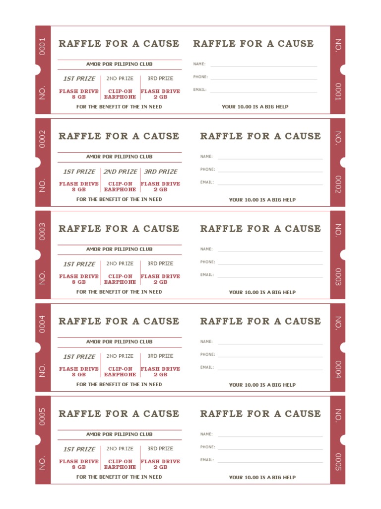Raffle for a Cause: Join Us! | PDF | Business
