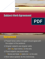 Subject Verb Agreement 1