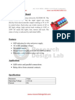 4 Relay Interfacing Board