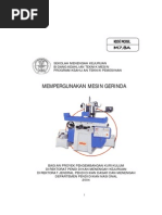 Mempergunakan Mesin Gerinda