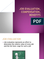 Job Evaluation and Employee Compensation Plans