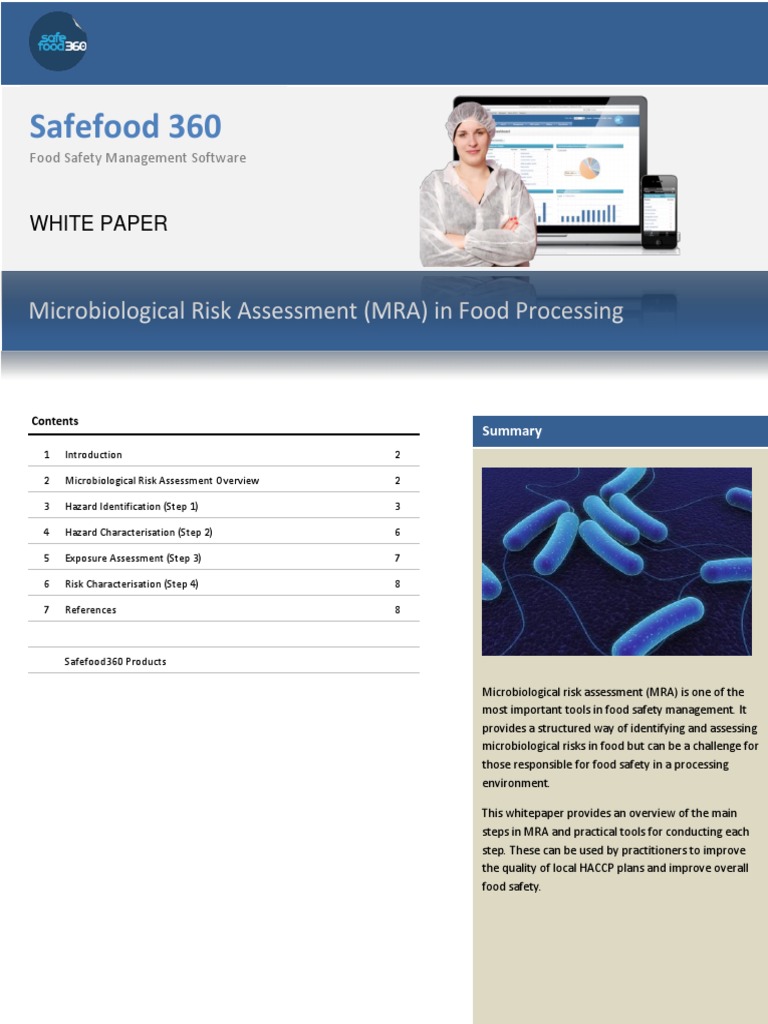 Microbiological Risk Assessment in Food Safety | PDF | Hazard Analysis ...