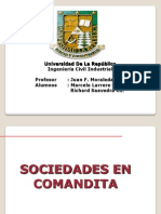 Sociedad Responsabilidad Ltda y Sociedad Comandita