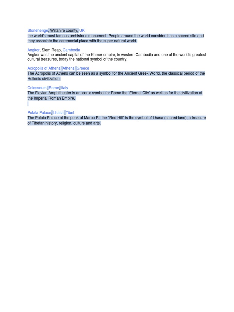 Landmarks | PDF