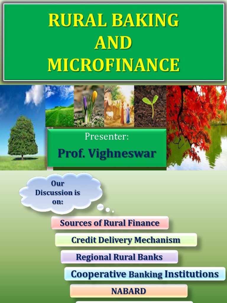 Rural Banking and Microfinance Overview | PDF | Microfinance | Banking
