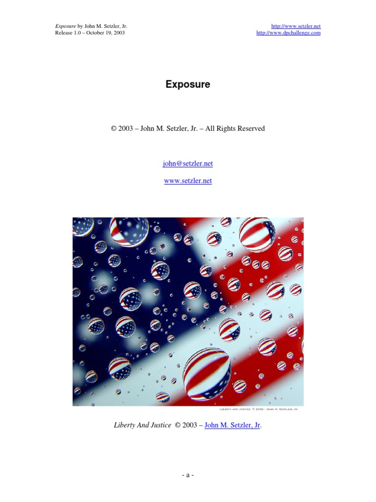 Photography - Exposure | PDF