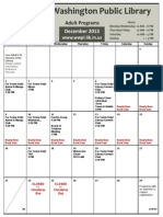 WWPL December 2013 Calendar