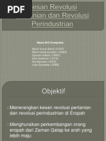 Kesan Revolusi Pertanian Dan Revolusi Perindustrian (Sejarah Tingkatan 4)