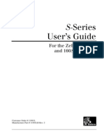 Zebra S-Series User Manual