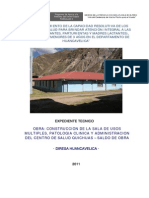 Expediente Completo Centro Salud Quichuas Huancavelica