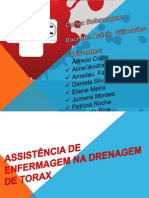 Drenagem torácica: cuidados de enfermagem para remoção de ar e líquidos do tórax