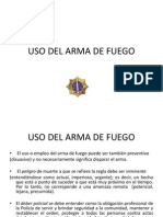 Uso Del Arma de Fuego