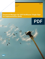 SAP NW SSO 2.0 Password Manager for SAP NetWeaver Single Sign-On Implementation Guide