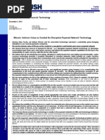 Bitcoin Intrinsic Value - Wedbush Report - December 2013