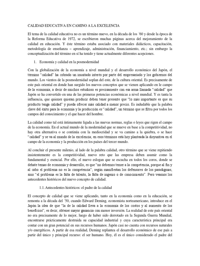 Libro de Calidad Educativa | Descargar gratis PDF | Plan de estudios ...