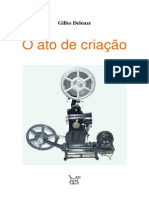 31368158 Gilles Deleuze O Ato de Criacao