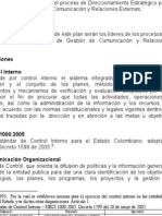 Plan Estrategico de Comunicacion Organizacional