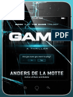 An Excerpt from GAME by Anders de La Motte