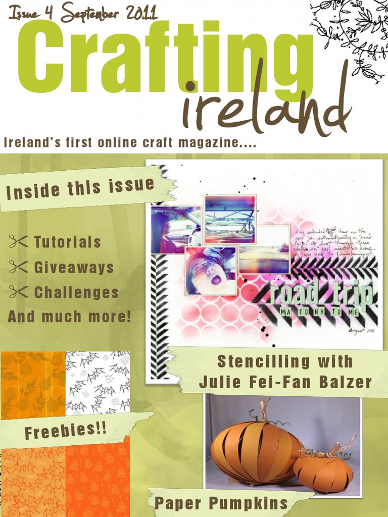 Issue 4 Crafting Ireland Complete PDF Adhesive Scrapbooking