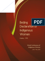 Beijing Declaration of Indigenous Women