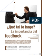 La Importancia Del Feedback