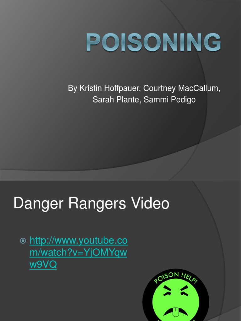 Poisoning | PDF | Self-Improvement | Wellness