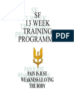 Special FORCES Training Program