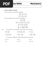 Corbett Maths Column Vector Questions | PDF | Linear Algebra | Mathematics