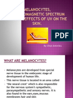 Melanocytes, Electromagnetic Spectrum and The Effects of UV On