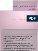 Kesegaran Jasmani Untuk Lansia